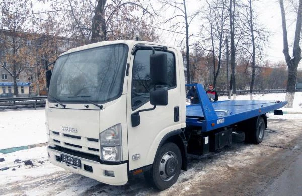 Фото Переоборудование Исузу в эвакуатор удлинение рамы ISUZU ELF (Эльф)