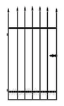 фото Забор металлический серия М-6