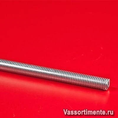 Фото Шпилька нержавеющая М14 сталь А4 L= 2 м DIN 976