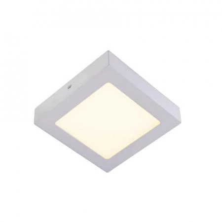 Фото SENSER SQUARE 10W светильник накладной 230V c SMD LED 10Вт (14Вт), 3000K, 500lm, c БП, серебристый | 163003 SLV