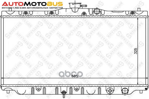 Фото Радиатор системы охлаждения Stellox 1026079SX
