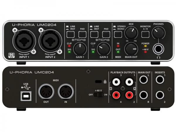 Фото Behringer UMC204HD