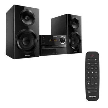 Фото Музыкальный центр PHILIPS BTM2360, CD, CD-R/RW, MP3-CD, выходная мощность 70 Вт, USB, Bluetooth, AUX, FM, черный