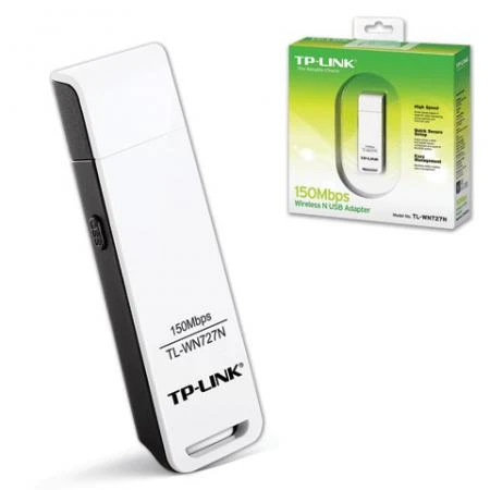 Фото Адаптер WI-FI TP-LINK TL-WN727N, USB 2.0, 802.11n, 150 Мбит/с