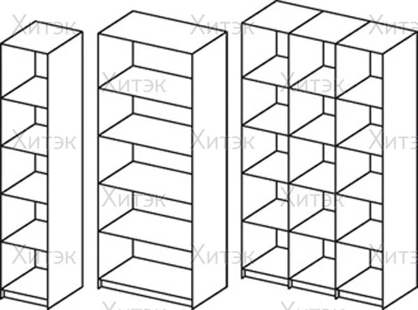 Фото Шкаф-стеллаж №1