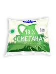 фото Сметана Здравушка 19% 400г пленка