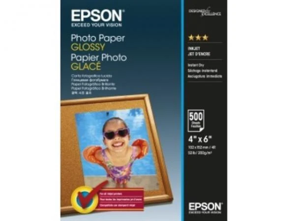 Фото Расходные материалы Epson Photo Paper Glossy 200 гр/м2, 10 x 15 см (500 листов)