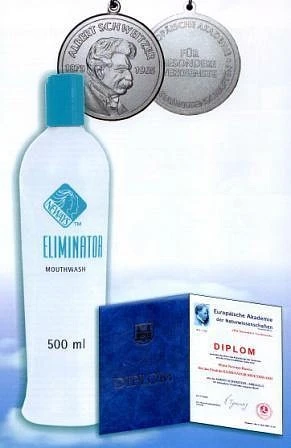 Фото Eliminator® Mouthwash (Илиминатор Маусуош) 500ml - антисептический ополаскиватель для полости рта