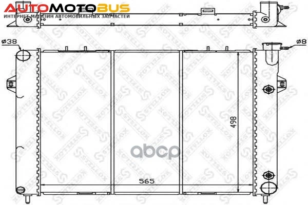 Фото Радиатор системы охлаждения Stellox 1025614SX