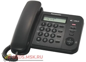 Фото Panasonic KX-TS2356RUB проводной телефон, цвет черный: Проводной телефон