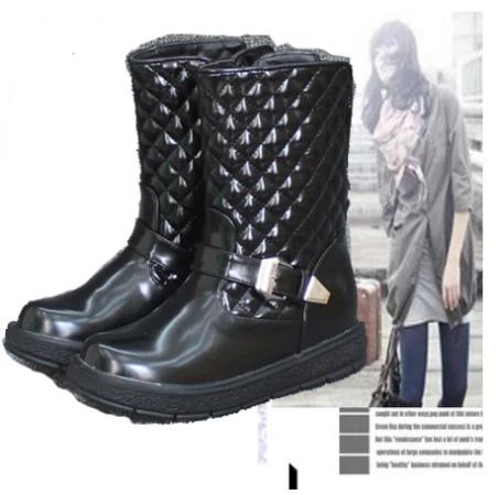 Фото Женские сапоги 2014Russian Style Women Winter Boot Rain Boots