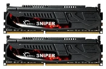 Фото G.SKILL Модуль памяти G.SKILL Sniper 16ГБ (2 x 8ГБ) 240-Pin DDR3 SDRAM 1866МГц PC3-14900 F3-1866C9D-16GSR