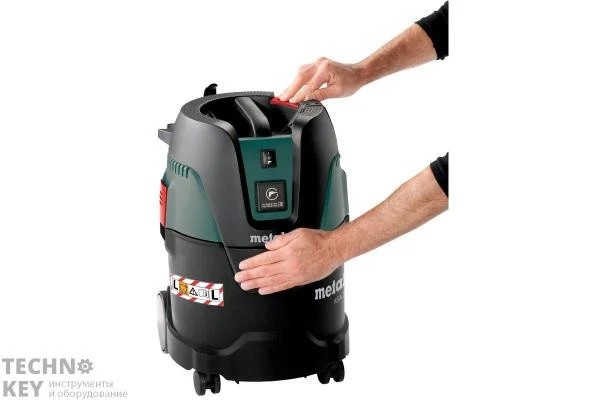 Фото Metabo ASA 25 L PC Пылесос 1250вт,розетка,ручн.очистка 602014000