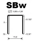 фото Скоба SBw-13A (10,08/60,48 тыс. шт.)