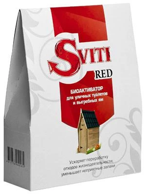 Фото Биоактиватор Sviti Red средство биобактерии очистки выгребной ямы уличного туалета