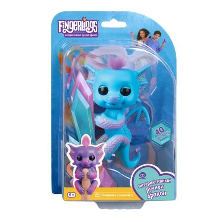 Фото Интерактивная игра FINGERLINGS 3581 Дракон Тара