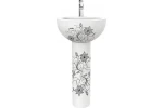 фото Раковина Sanita Luxe Art Flora 480х480х225 мм