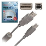 фото Кабель USB 2.0 AM-BM, 1,5 м, BELSIS, 1 фильтр, для подключения принтеров, МФУ и периферии