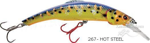 Фото Воблер Matzuo Nano Kinchou Minnow 3,5 гр Цвет 267 (Hot Steel)