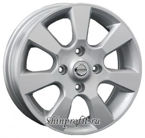 Фото Replica NS23 5.5x15/4x114.3 d66.1 ET40 Silver