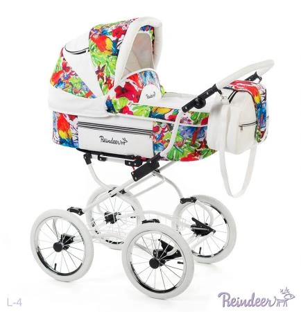 Фото Коляска 2в1 Reindeer Prestige "Lily" set 2 цвет L-4 Белая