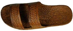 фото Brown Rubber Slide Sandal Slipper, Comfortable Slip On, Hawaii Unisex Pali Sandals