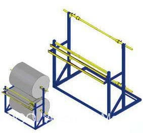 Фото Стойка для отмотки рулонных материалов АМ.СОР.01