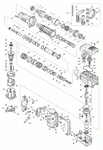 фото Makita Цилиндрическая направляющая отбойный молоток Makita HM1214C рис.(35)