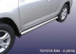 фото Slitkoff Защита порогов d76 труба Toyota Rav 4 2010