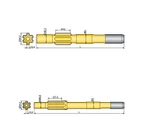 фото Хвостовик аналог Ingersoll Rand YH 80A, YH 80A RP