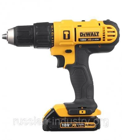 Фото Дрель-шуруповерт аккумуляторная ударная DeWalt DCD776S2-KS 18 В 1.5 Ач 42 Нм Li-ion