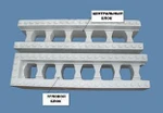 фото Несъемная опалубка из пенополистирола марки «экоплекс» для возведения стен здания.