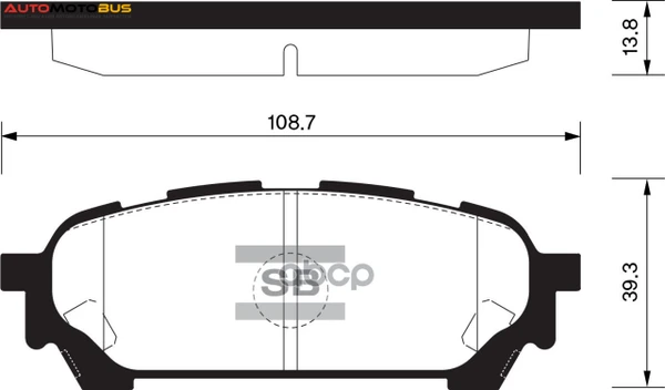 Фото Комплект тормозных колодок Sangsin brake SP1532