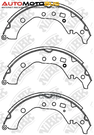 Фото Комплект тормозных колодок NiBK FN2389