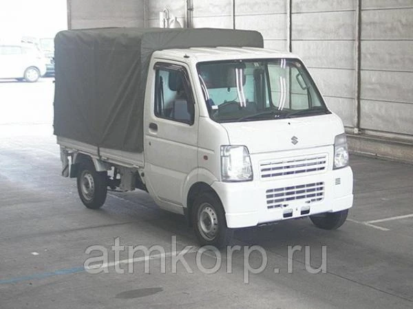 Фото Микрогрузовик SUZUKI CARRY кузов DA63T тентованный бортовой гв 2010 гидроборт пробег 9 тыс км