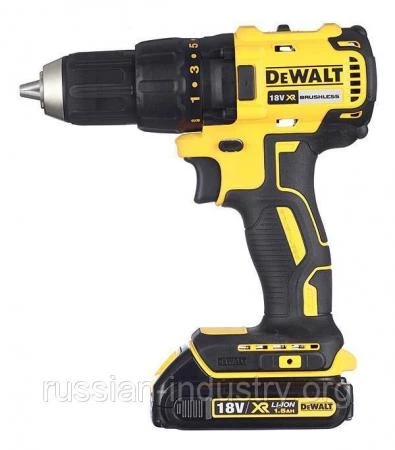 Фото Дрель-шуруповерт аккумуляторная DeWalt DCD777S2T-QW 18 В 1.5 Ач 65 Нм Li-ion