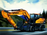 фото Колесный экскаватор Hyundai R210W-9S