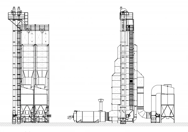 Фото Зерносушилка шахтная RIR-50У газ; дизель