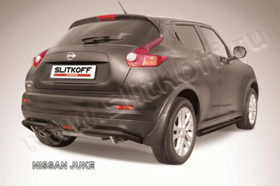 Фото Slitkoff Уголки d57 черные NISSAN JUKE