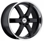 фото Black Rhino Pondora 8.5x20/6x139.7 D112 ET18 Gloss Black Mirror Machine Cut Lip