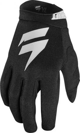 Фото Мотоперчатки подростковые Shift White Air Youth Glove Black L (19356-001-L)