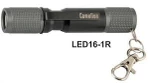 фото Фонарь Camelion LED 16-1 (брелок-ручка-клипса, мет-черн, 1 LED,1xR03 в компл, алюм)