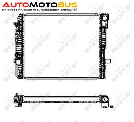 Фото Радиатор охлаждения двигателя NRF 50587