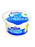 фото Сметана Здравушка 14% 180г стакан