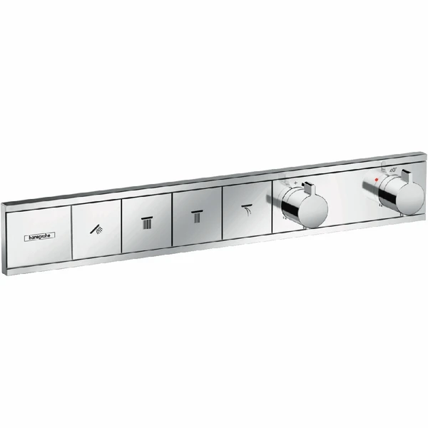 Фото Смеситель для душа Hansgrohe RainSelect 15384000, 5 потребителей, термостатический, хром