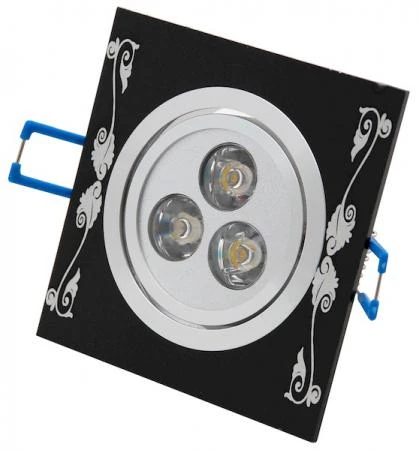 Фото Светодиодный точечный светильник "Downlight" 91x91x43 4вт 4200K 360лм IP40 УХЛ4 | DRG4-25-C-55 НОВЫЙ СВЕТ