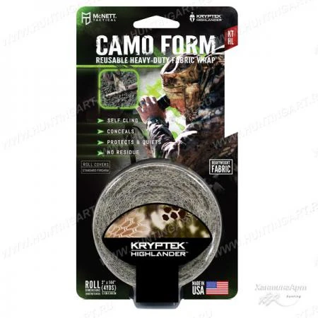 Фото Камуфляжная многоразовая лента McNett Camo Form® Цвет Kryptek Highlander