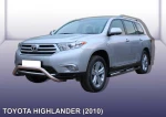 фото Slitkoff Кенгурятник d57 низкий мини Toyota Highlander 2010