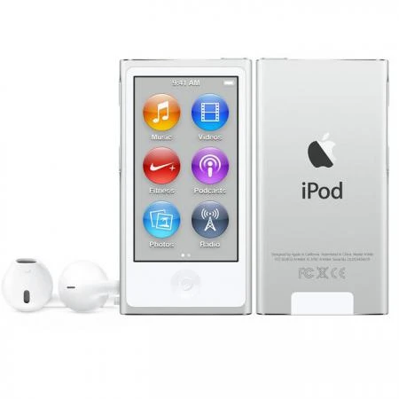 Фото Apple Плеер Apple iPod nano 7 16Gb Silver (MKN22)