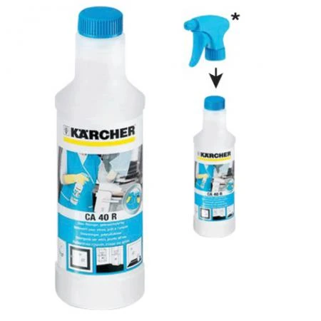 Фото Средство чистящее KARCHER (КЕРХЕР) CA40R, для стекол, 0,5 л, БЕЗ РАСПЫЛИТЕЛЯ, 6.295-710.0